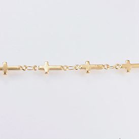 Ионное покрытие (ip) вручную 304 прутковые цепи из нержавеющей стали, пайки, с катушкой, крестик