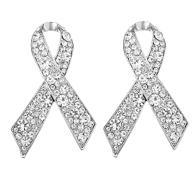 2 шт. броши из сплава со стразами и лентой для рюкзака