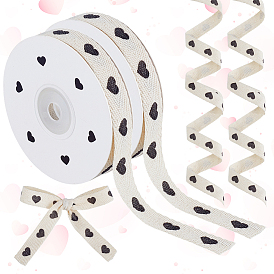 Волокнистая лента в елочку, Сердце Pattern