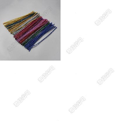 10 conjuntos de palitos de peluche de bricolaje, tallos de chenilla, limpiadores de pipa, material de manualidades para niños