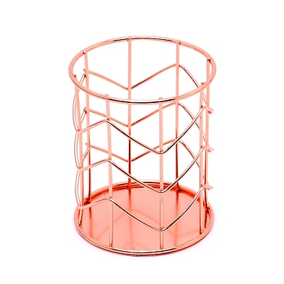 Iron Pen Holder, Pencil Container, Column