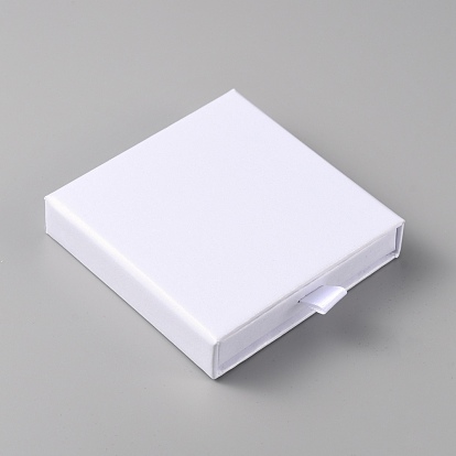 Cajas de papel del cajón, con esponja negra adentro, para pulseras, Aretes, collar de almacenamiento, plaza