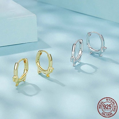 925 серьги из серебра из серебра, собака