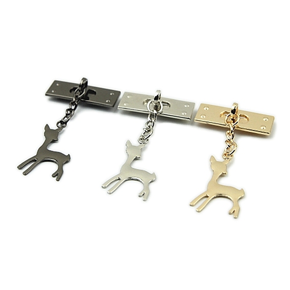 Металлические украшения в виде оленей, принадлежности для изготовления женских сумок