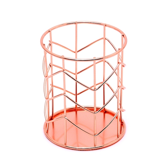 Iron Pen Holder, Pencil Container, Column