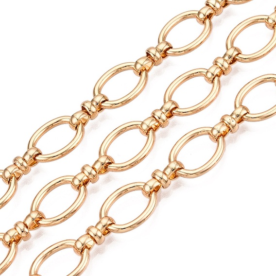 Железные овальные звенья, несварные, с катушкой