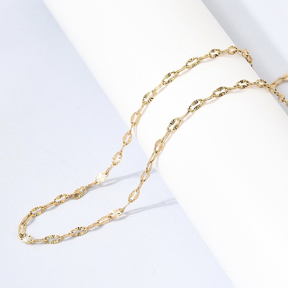 Унисекс 304 цепочки из нержавеющей стали с текстурой троса, ионное покрытие (ip)