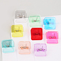 Mini Square Plastic Bulldog Clips, Hinge Clip, School Office Supplies