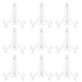 10шт. складные пластиковые декоративные подставки для тарелок