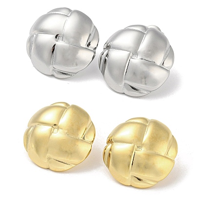 304 из нержавеющей стали серьги, цветок