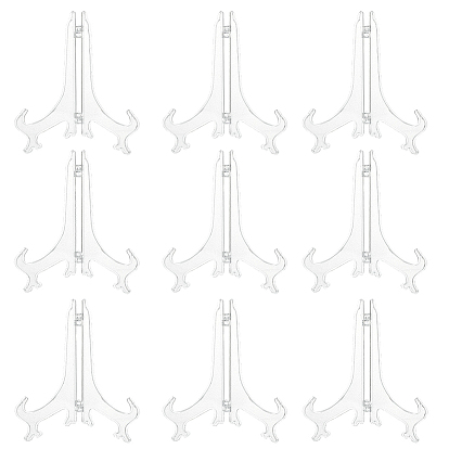 10шт. складные пластиковые декоративные подставки для тарелок