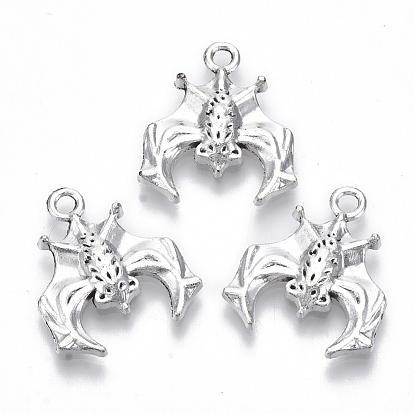 Tibetan Style Alloy Pendants, Lead Free & Cadmium Free, Bat
