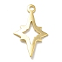 Brass Pendants, Long-Lasting Plated, Cadmium Free & Lead Free, Star