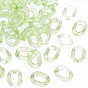 Opaque Acrylic Linking Rings, Quick Link Connectors, For Jewelry Chains Making, Oval