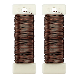 2 рулоны для выпечки окрашенной железной проволоки, круглые, для diy craft