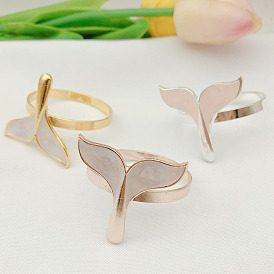 whale tail napkin buckle napkin ring napkin ring mouth cloth ring