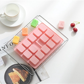 Silikonformen in Lebensmittelqualität, Fondantformen, für diy Tortendekoration, Schokolade, Süßigkeiten, Seife, Eishockey Schimmel, chinesische Mahjong-Form