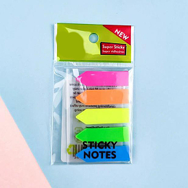 Paper Sticky Notes, Mini Notepad Post Memo, Office Accessories School Supplies, Arrows