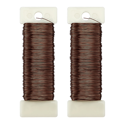 2 рулоны для выпечки окрашенной железной проволоки, круглые, для diy craft