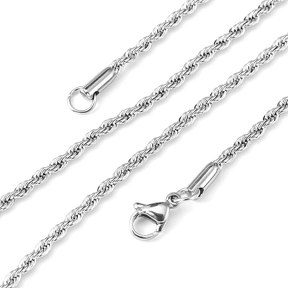 304 ожерелья нержавеющей стали, 20" (51 см)