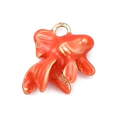 Сплав эмали прелести, долговечный, без свинца и без кадмия, стойки покрытие, талисман золотой рыбки