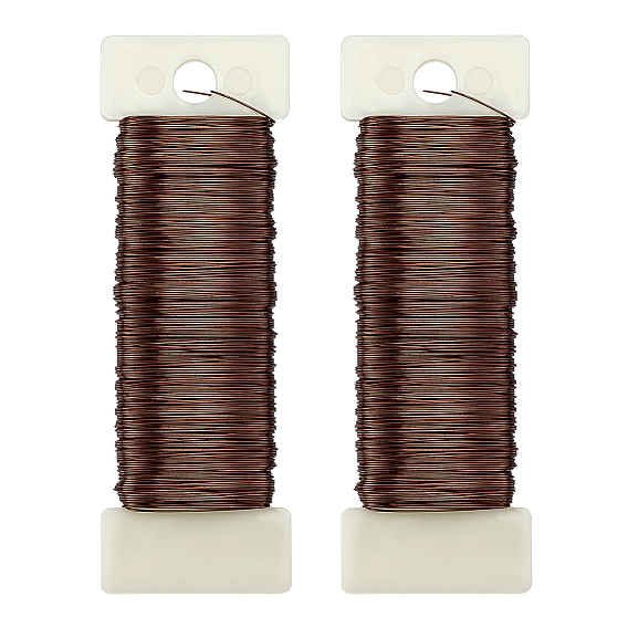 2 рулоны для выпечки окрашенной железной проволоки, круглые, для diy craft