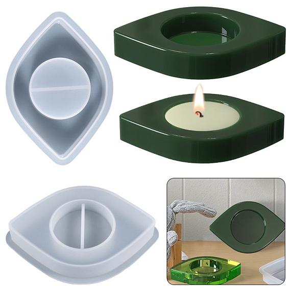 DIY Silicone Molds, for Candlestick Making, Resin Casting Pendant Molds, For UV Resin, Epoxy Resin Molds Making, Eye