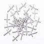 201 Stainless Steel Tiny Cross Charms