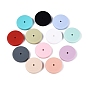 Silicone Beads, Disc