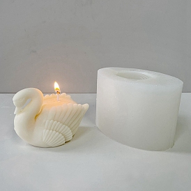 3D Swan DIY Silicone Candle Molds, Aromatherapy Candle Moulds, Scented Candle Making Molds