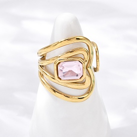 304 открытые кольца манжеты из нержавеющей стали, со сверлом по стеклу