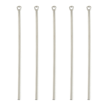 SHEGRACE Brass Pendants, Bar, Cadmium Free & Nickel Free & Lead Free, Long-Lasting Plated