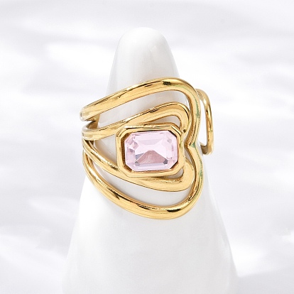 304 открытые кольца манжеты из нержавеющей стали, со сверлом по стеклу