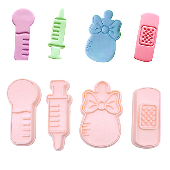 Food Grade Plastic Molds, Fondant Molds Set, Bakeware Tools, For DIY Cake Decoration, Chocolate, Candy Mold, Mixed Shape