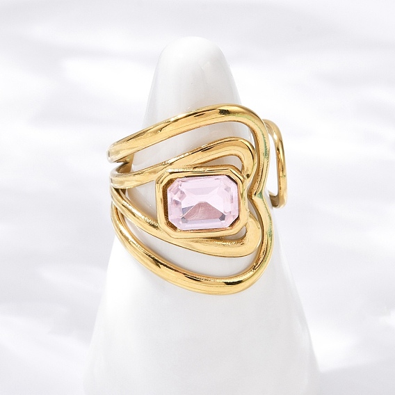 304 открытые кольца манжеты из нержавеющей стали, со сверлом по стеклу