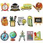 28Pcs 14 Styles Teachers' Day Double-sided Printed Acrylic Pendants