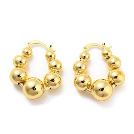 Круглые серьги-кольца, украшения из латуни для женщин, без кадмия и без свинца