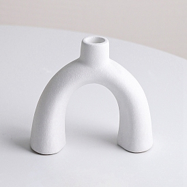 Arch Shape Ceramic Candle Holders, Candlestick Nordic Home Decoration, Aromatherapy Household Ornament, Homestay Photography Prop