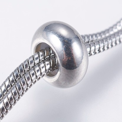 Adjustable 304 Stainless Steel Bracelet Making, Slider Bracelets