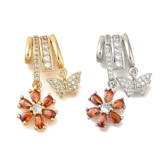 Латунные микро проложить кубического циркония подвески, без кадмия, без никеля и без свинца, 