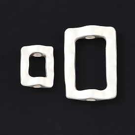 Alloy Beads, Rectangle