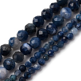 Натуральные пиеттеритные бусины, граненые, круглые