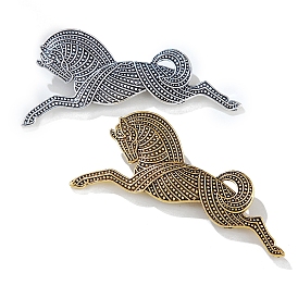 Zinc Alloy Brooch, Horse Lapel Pin