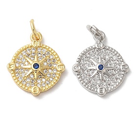 Стойки обшивки латунь кубического циркония подвески, с целью перехода в кольце, долговечный, без свинца и без кадмия, плоские круглые с солнцем