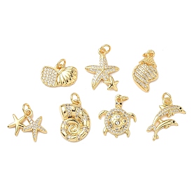 Латунные микро проложить кубического циркония подвески, без кадмия и без свинца, долговечный, стойки покрытие, реальный 18 k позолоченный, с целью перехода в кольце