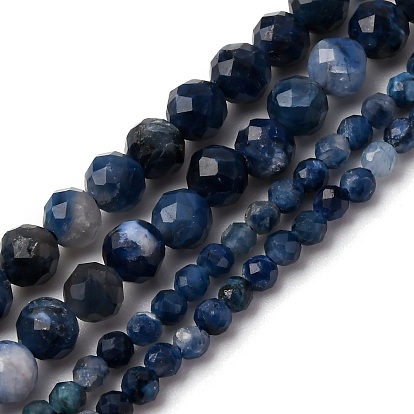 Натуральные пиеттеритные бусины, граненые, круглые