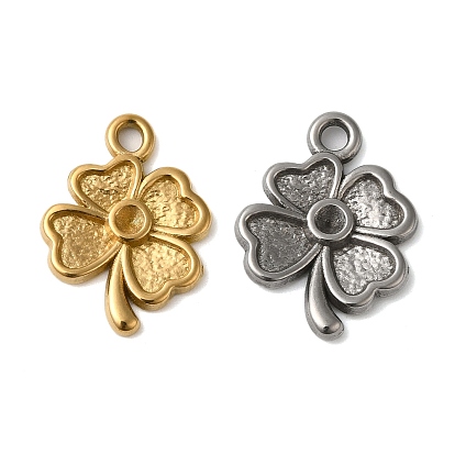 304 Настройки горный хрусталь из нержавеющей стали кулон, цветок