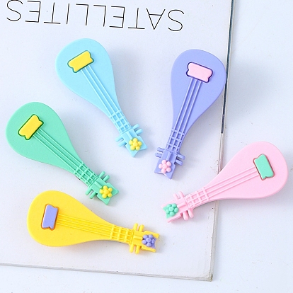 Resin Alligator Hair Clips, with Iron Findings, Hair Accessories for Woman Girl