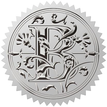 Круглые наклейки с тиснением из серебряной фольги, самоклеящиеся печати для сертификатов наград, металлические наклейки с печатью