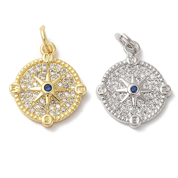 Стойки обшивки латунь кубического циркония подвески, с целью перехода в кольце, долговечный, без свинца и без кадмия, плоские круглые с солнцем